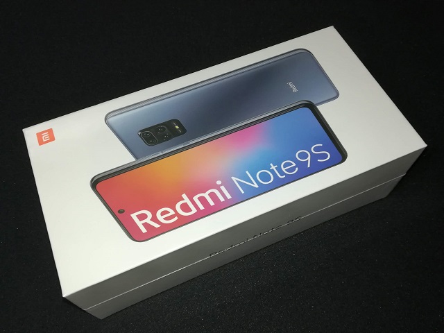 Redmi Note 9Sの外箱
