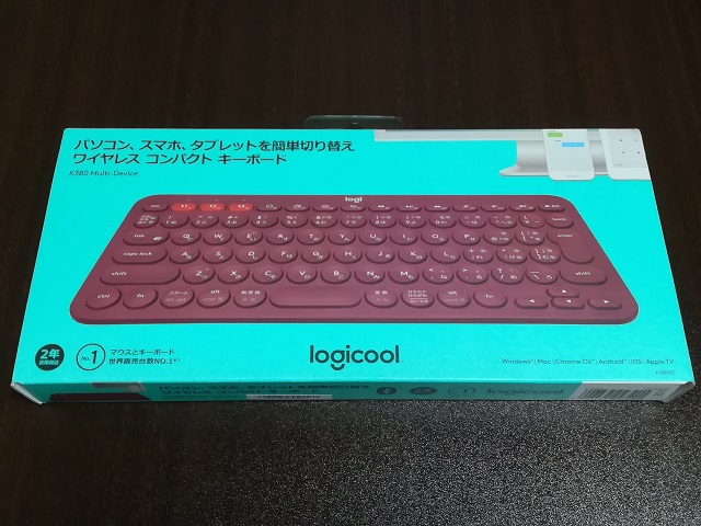 LogicoolのK380外箱