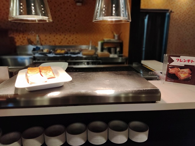 大江戸温泉物語きのさきの朝食バイキング・フレンチトースト
