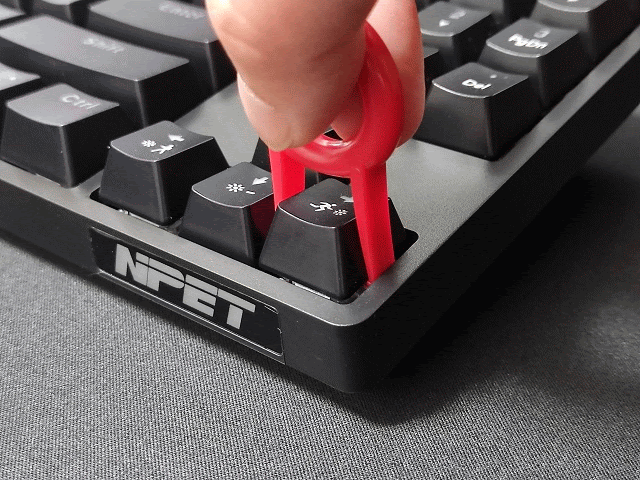 NPET ゲーミングキーボード『K80』キーキャップの外し方
