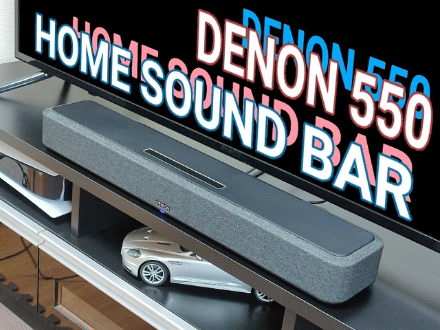 DENON HOME SOUND BAR 550 音楽ストリーミングサービスもろもろこの1台で！
