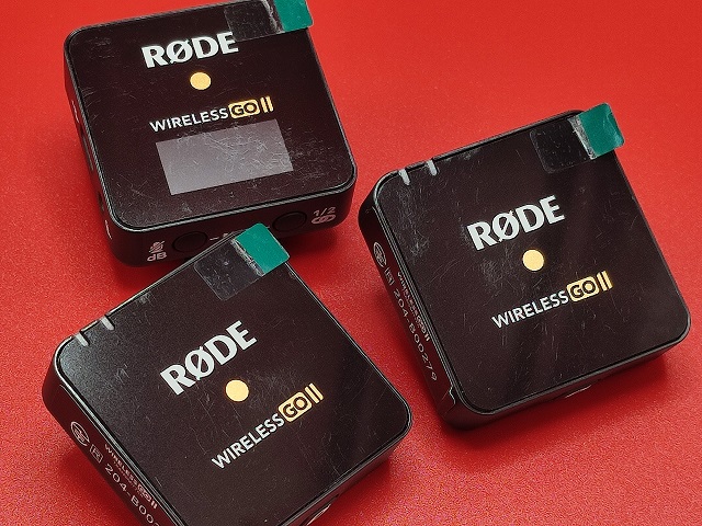 ワイヤレスマイク「RODE WIRELESS GO 2」操作方法：電源が入っていない送信機の見分け方