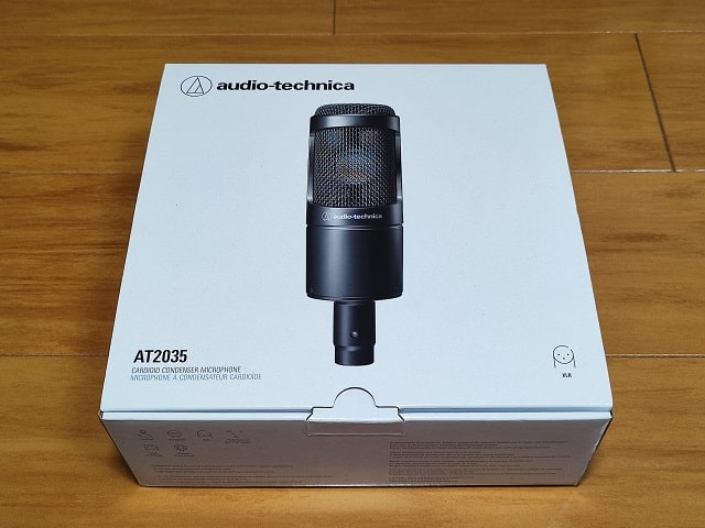 【AT2035】audio-technicaのコンデンサーマイク：開封の儀