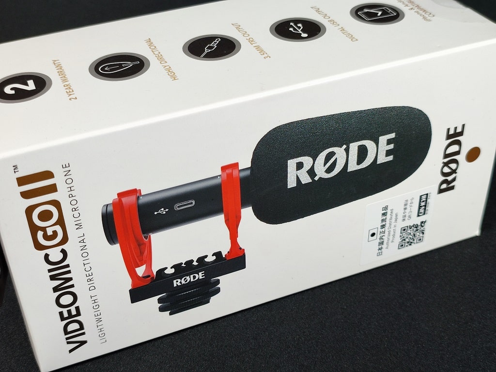 【RODE】ビデオマイクGO II：開封の儀！