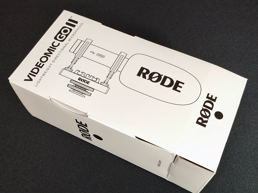 【RODE】ビデオマイクGO II：外箱から出す