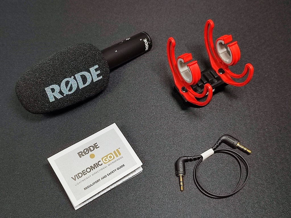 【RODE】ビデオマイクGO II：マイク本体と付属品