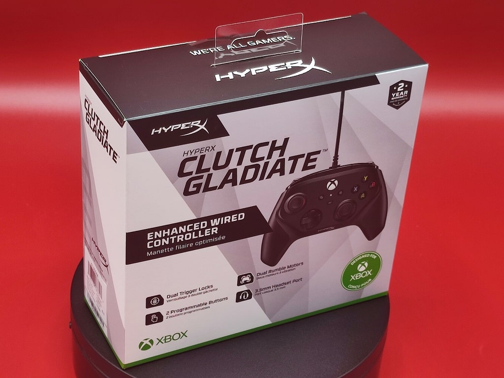 HyperXのゲームコントローラー「Clutch Gladiate」さっそく「開封」