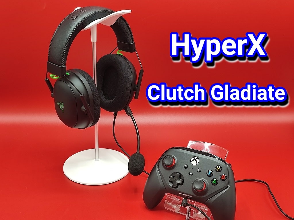 HyperXのゲームコントローラー「Clutch Gladiate」3.5mmジャックがあります！