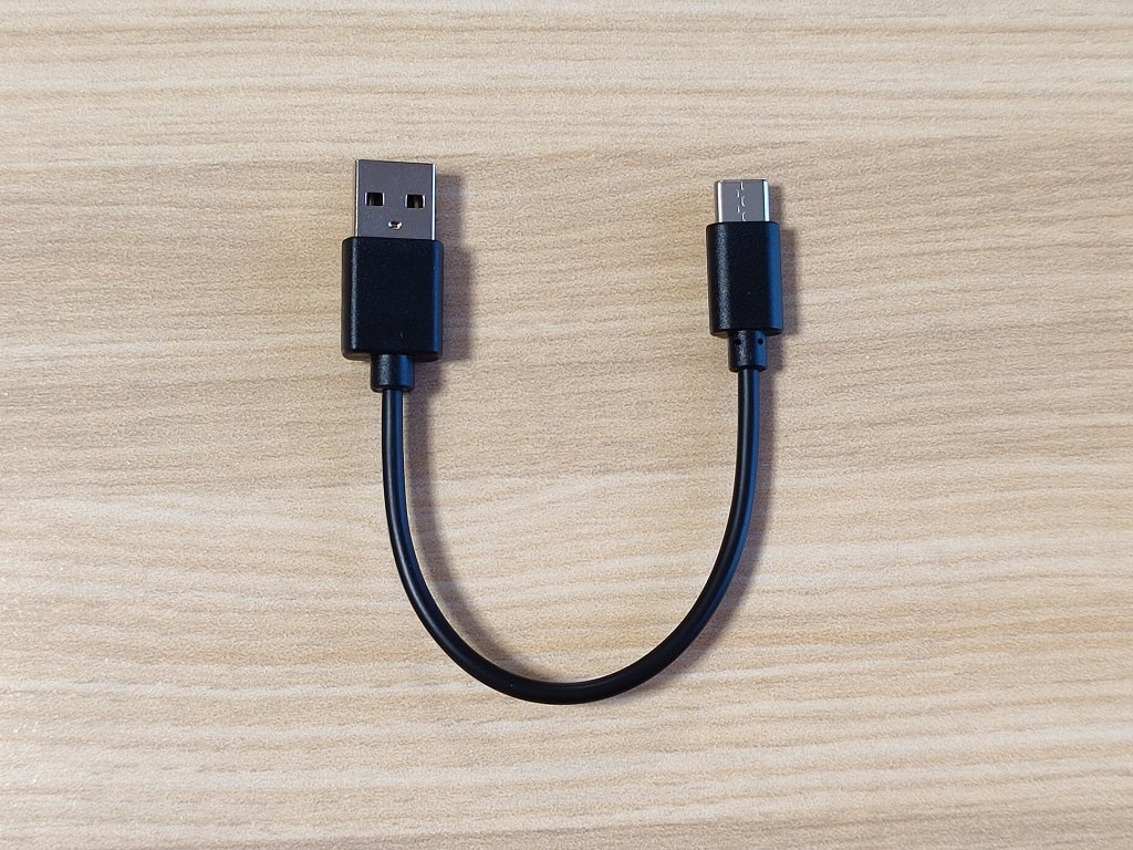 QCY ArcBuds HT07：USB-C & USB-A ケーブル