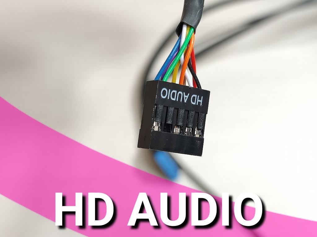 PCケースの配線：接続する場所はココ！「HD AUDIO」の端子