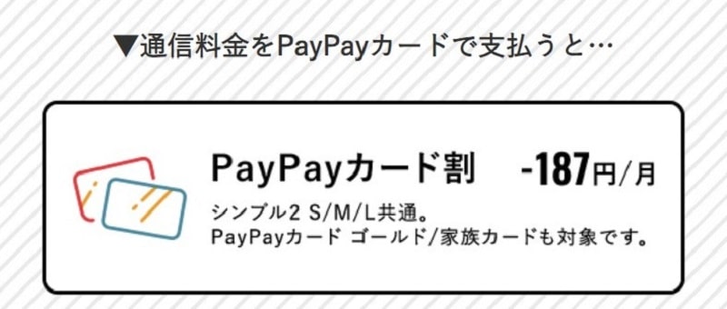 ワイモバイルの通信料金をPayPayカードで支払う