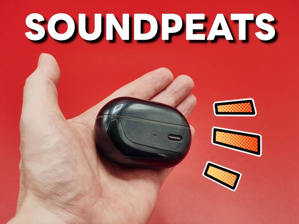 SOUNDPEATS CCイヤーカフイヤホン：手のひらに乗せるとこんな感じ