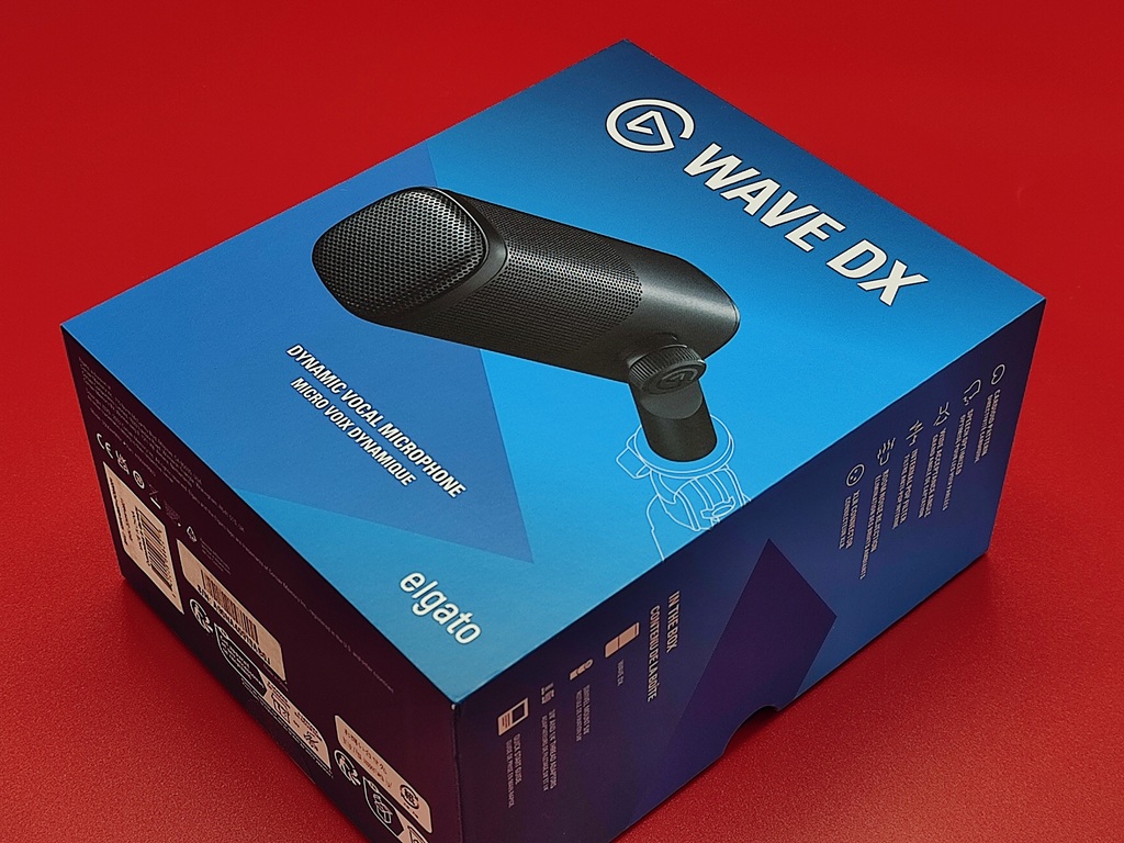 Elgato Wave DX ダイナミックマイク！化粧箱は黒のWAVE DX