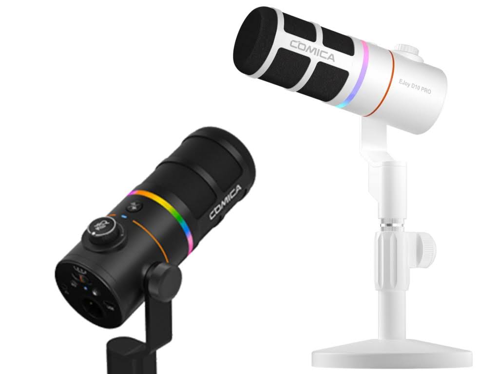Comica Ejoy D10 PROは接続も簡単でワイヤレスとしても使えるダイナミックマイク！