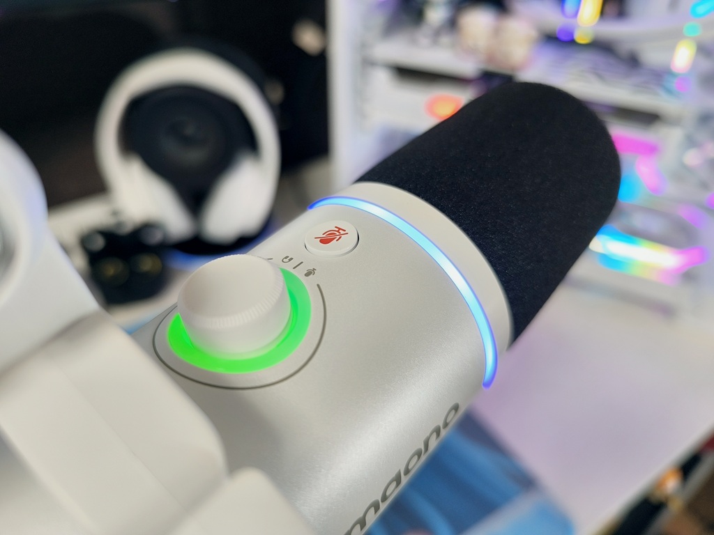 maono PD200XS ダイナミックマイク：ミュート機能