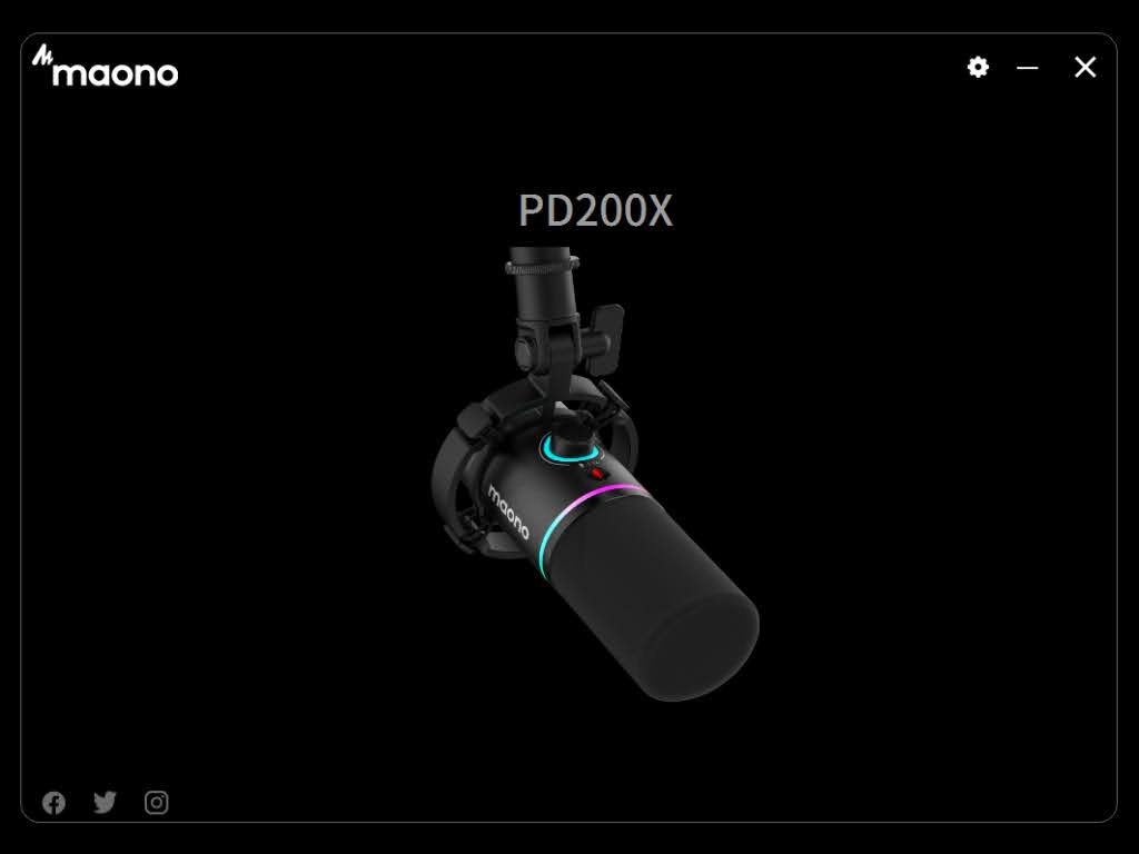 maono PD200XS ダイナミックマイク：専用ソフト「Maono Link」