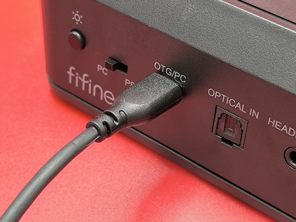 FIFINE AmpliGame SC8 オーディオミキサー：PCと接続！