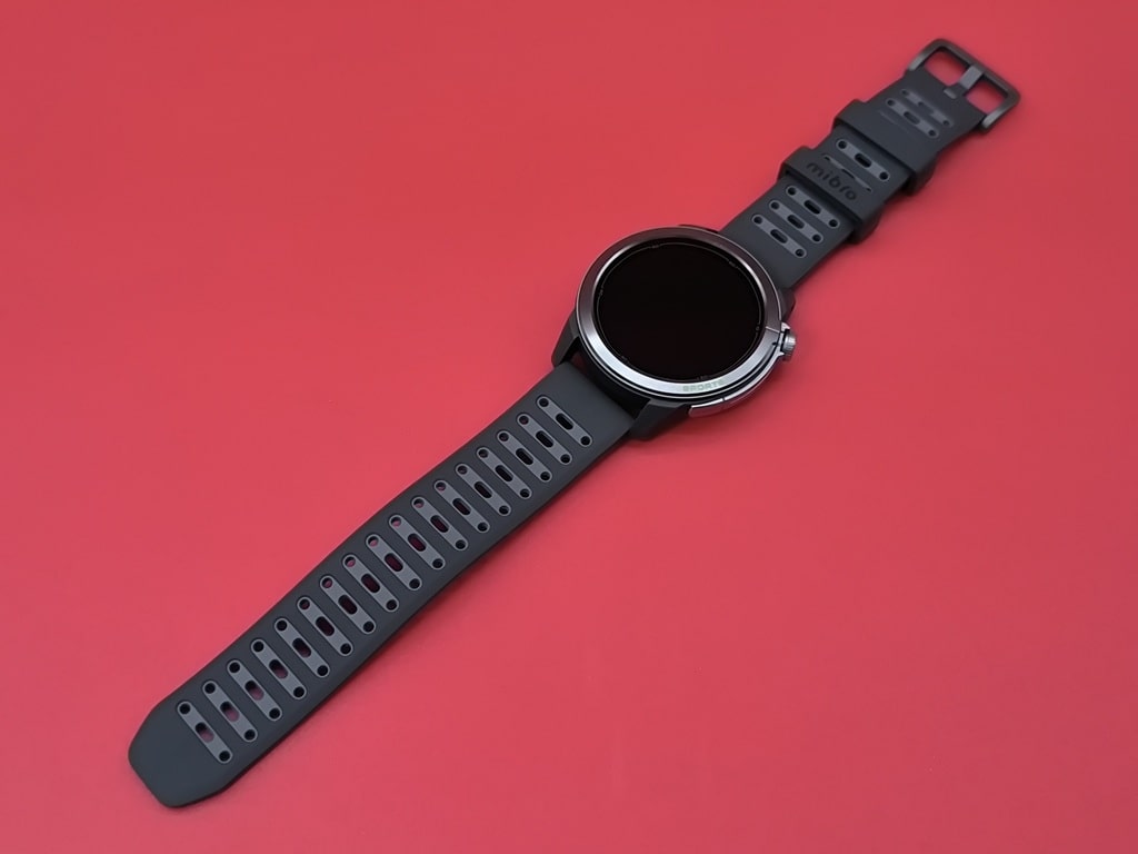 Mibro GS Active 2 スマートウォッチ：シリコンバンドはシンプルでカッコイイ