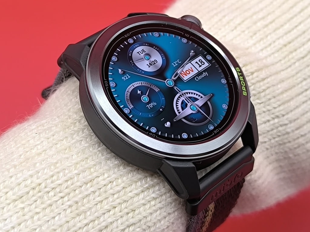 Mibro GS Active 2 スマートウォッチの使用感：インストール完了後のウォッチフェイス