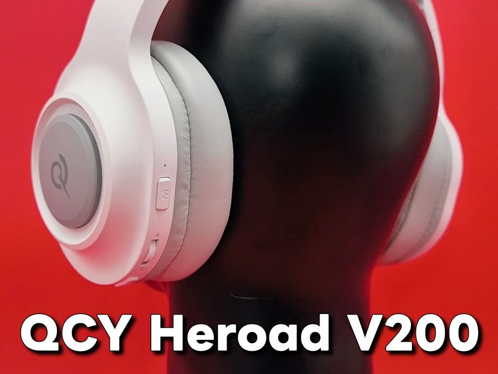 QCY Heroad V200 ゲーミングヘッドセット!後ろ側からの見た目はこんな感じ