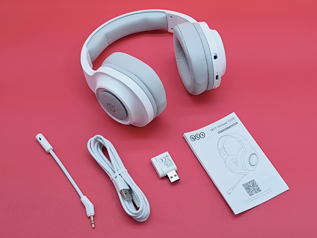 QCY Heroad V200 ゲーミングヘッドセット!内容物
