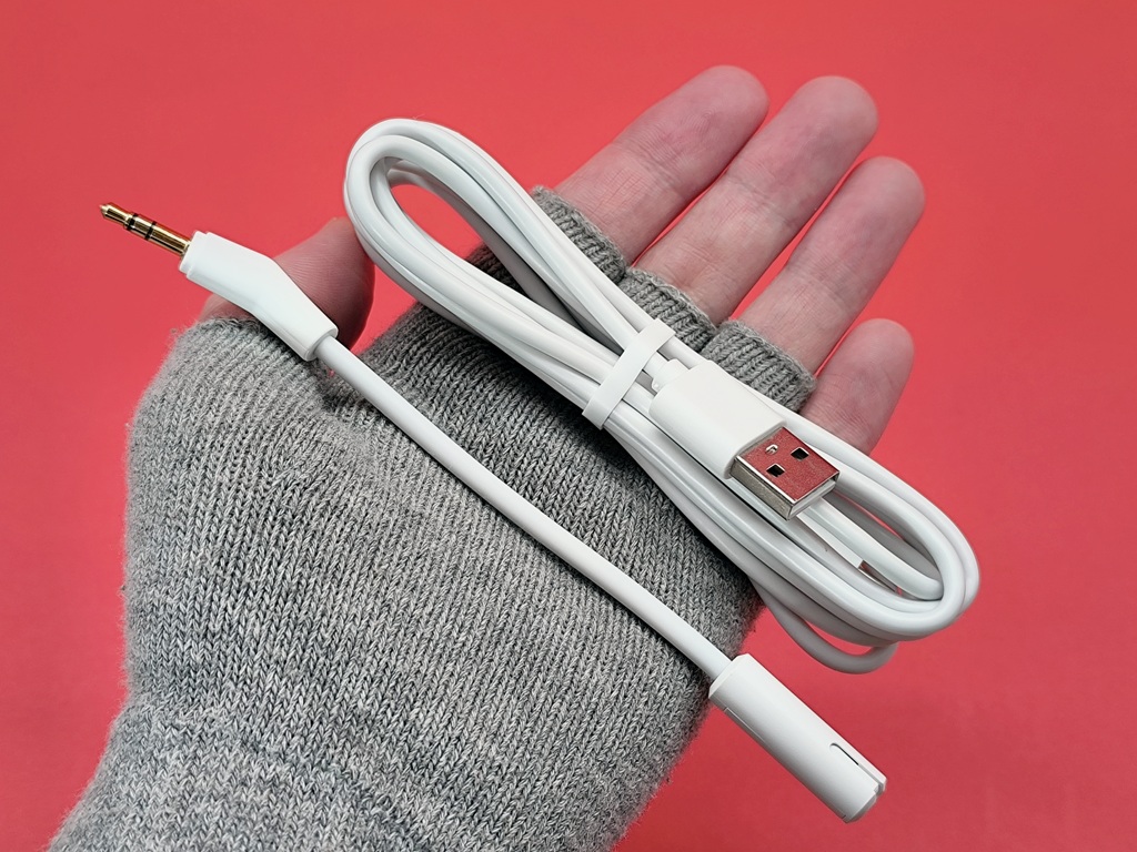 QCY Heroad V200 ゲーミングヘッドセット!マイクとUSBケーブル