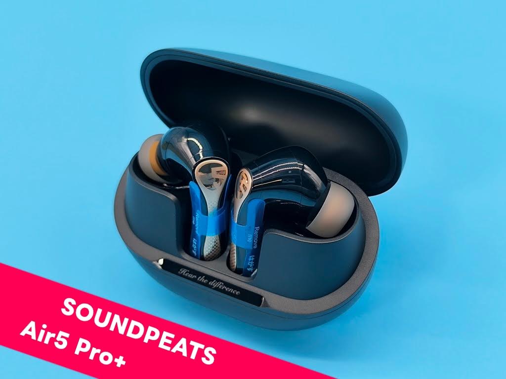 SOUNDPEATS Air5 Pro+ 完全ワイヤレスイヤホン：ブラック