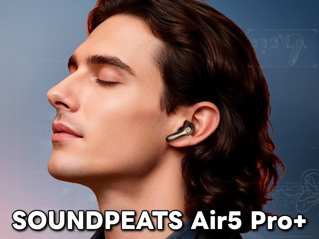 SOUNDPEATS Air5 Pro+ 完全ワイヤレスイヤホン：実際のつけ心地！