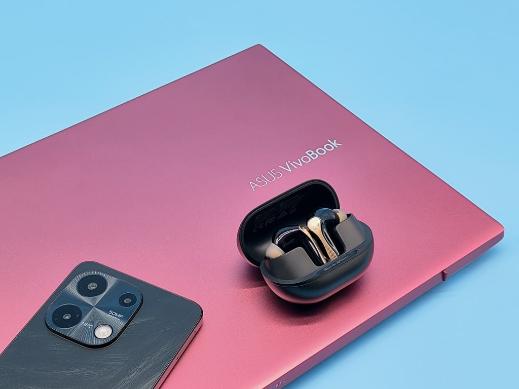 SOUNDPEATS Air5 Pro+ マルチポイント：2台のデバイスと同時接続ができる