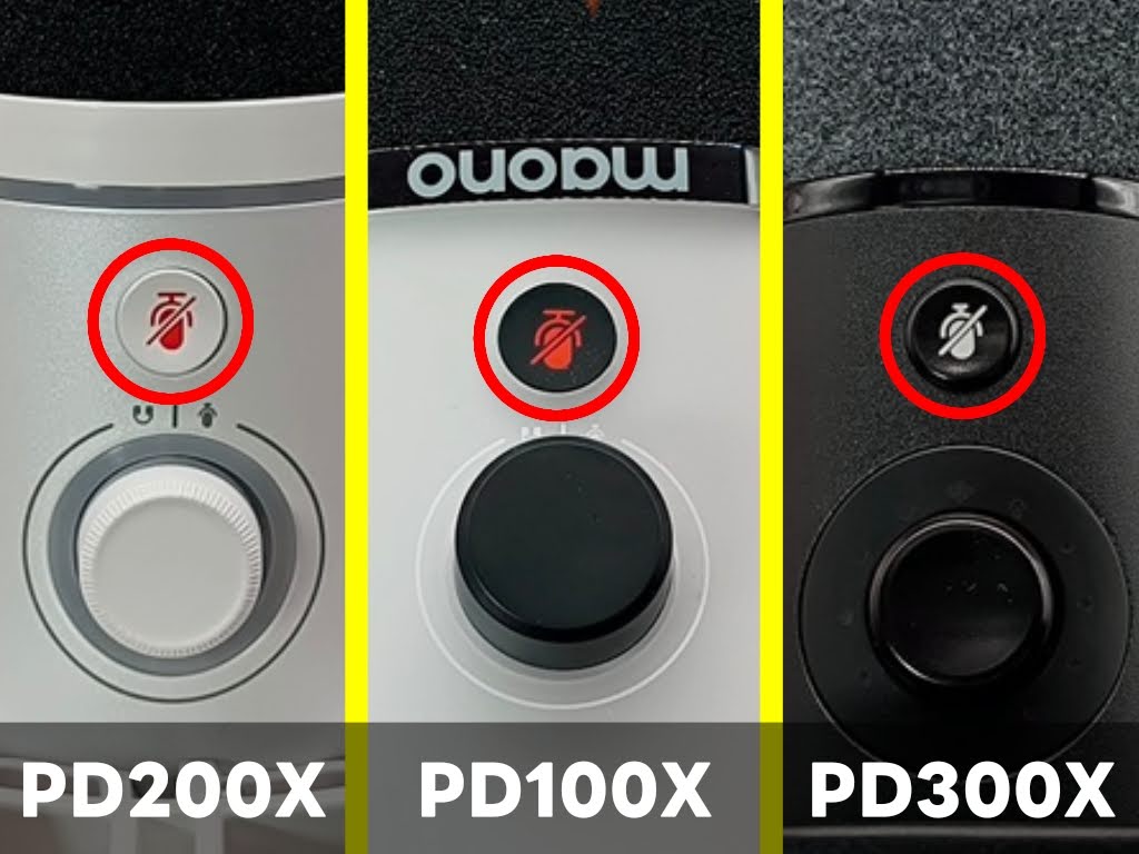 maono ダイナミックマイク：ミュート操作音の確認