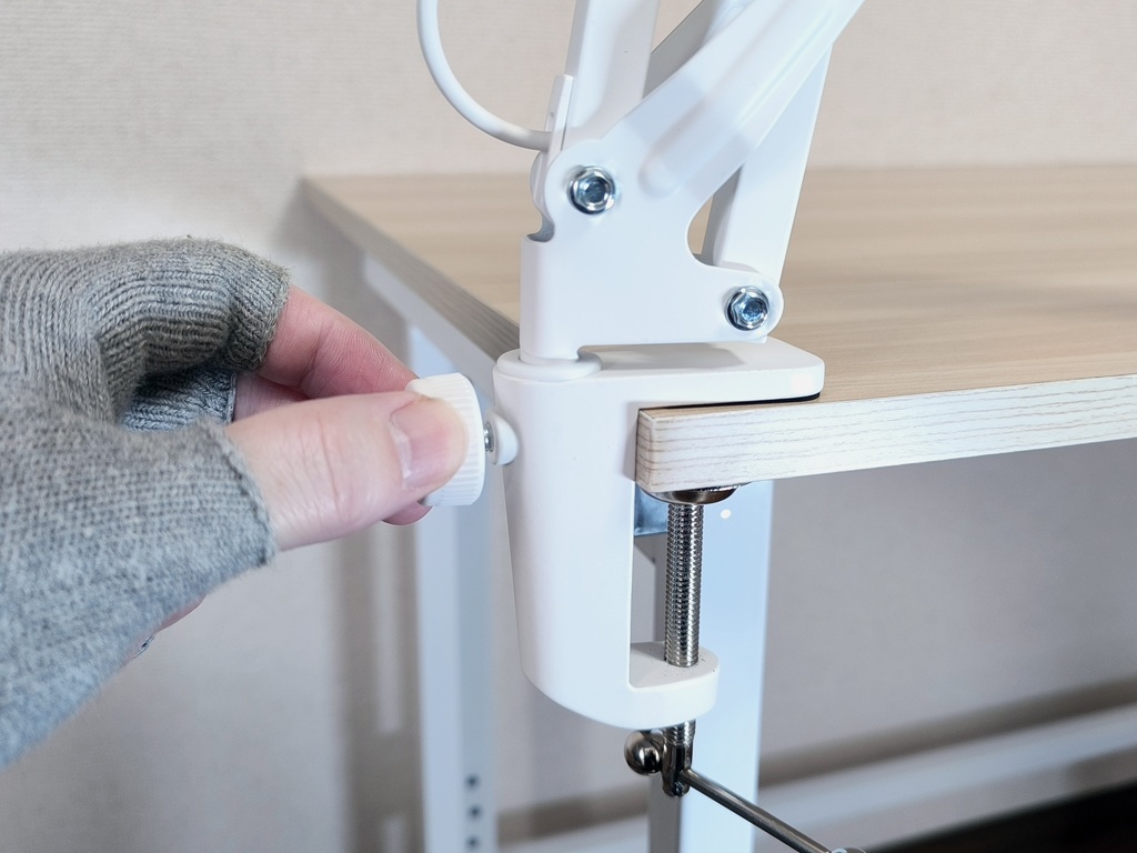 FIFINE マイクアーム BM38：あとはツマミをまわして調整