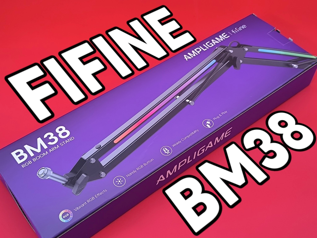 FIFINE マイクアーム BM38：アーム本体のカラーは2色展開、化粧箱のデザインはどちらも同じ