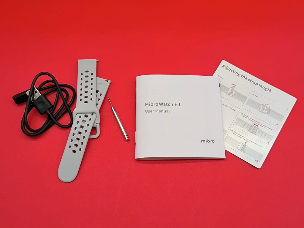 Mibro Watch FIT スマートウォッチ本体以外の付属品