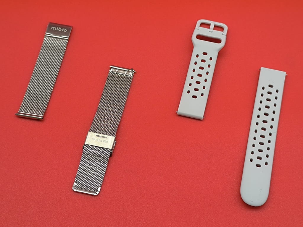 Mibro Watch FIT スマートウォッチ：ミラネーゼバンドとシリコンベルト