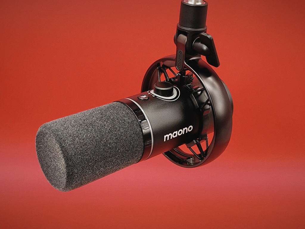 maono PD200W ハイブリッドダイナミックマイク：ウィンドスクリーン