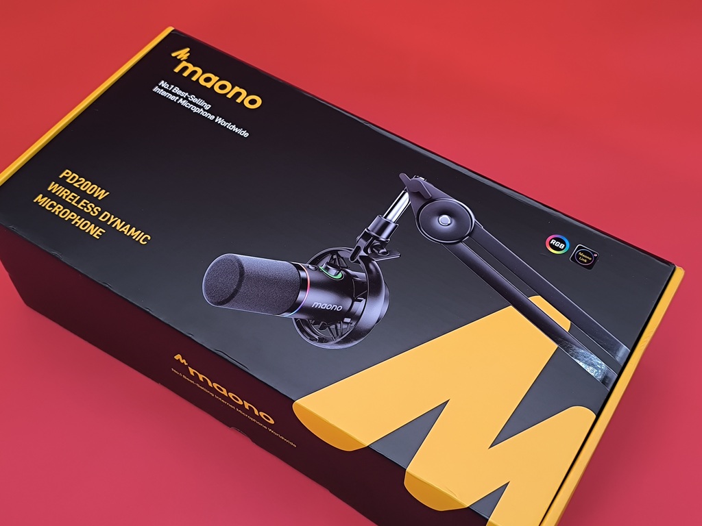 maono PD200W ハイブリッドダイナミックマイク：開封をはじめましょう！