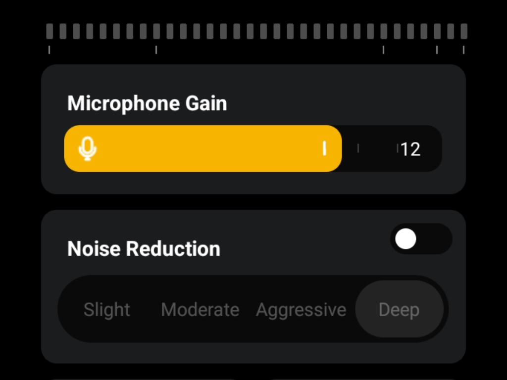 maono T1 MINI：専用ソフト「Maono Link」入力ゲインを好みに調整が可能