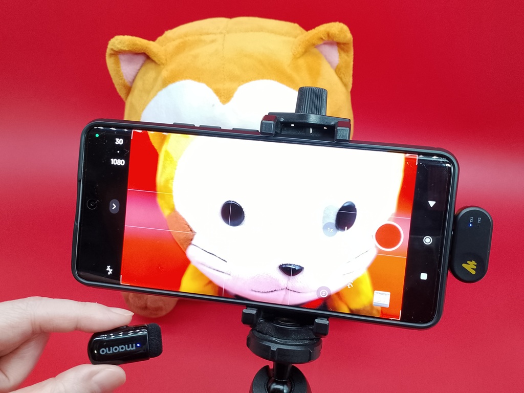 maono T1 MINI：使用の流れ！あとはスマホの録画ボタンを押せばOK