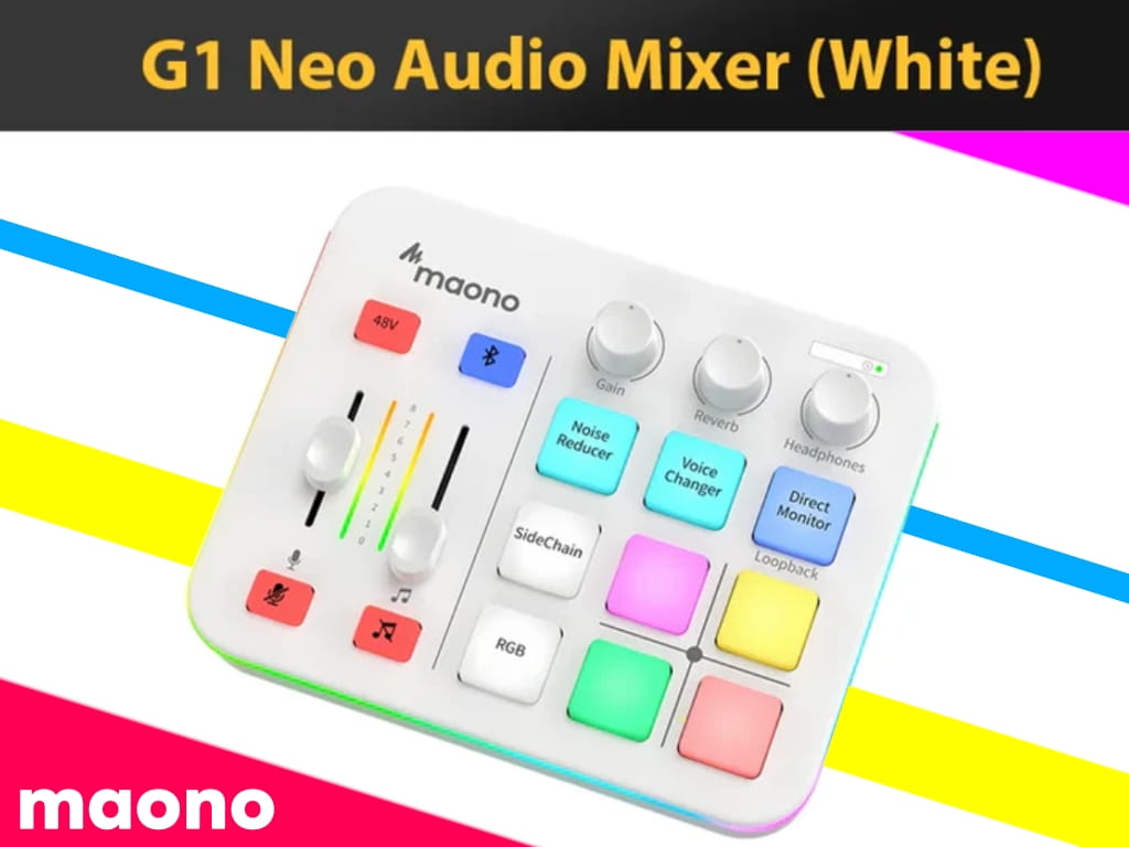maono G1 NEO ゲーミングオーディオミキサー：実際に使用する流れ！