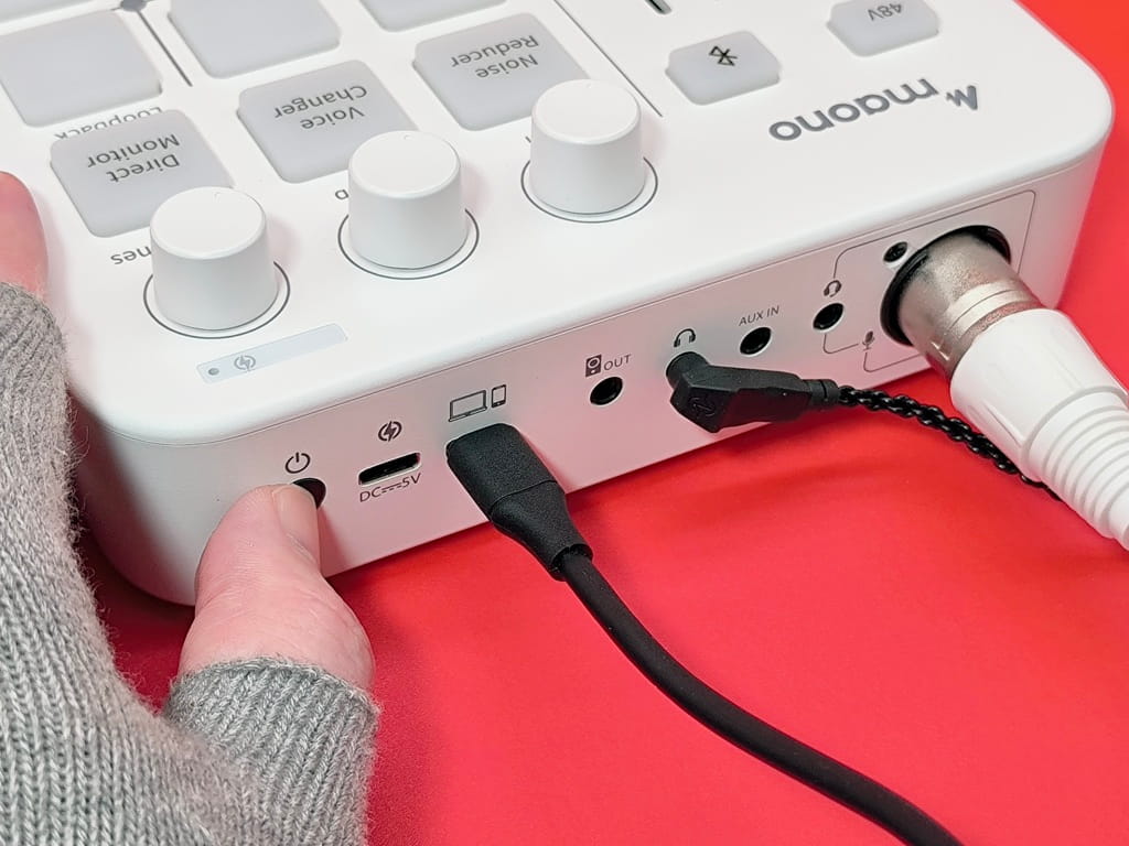maono G1 NEO ゲーミングオーディオミキサー：これで接続が完了