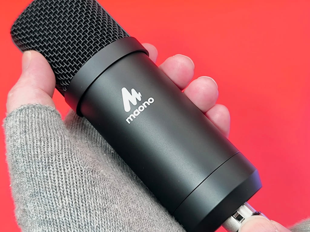 maono G1 NEO ゲーミングオーディオミキサー：使用時の注意点！コンデンサーマイクを使用する場合