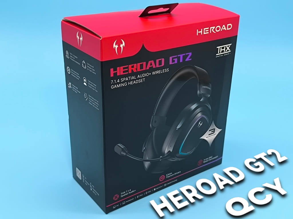 QCY Heroad GT2 ゲーミングヘッドセット!開封