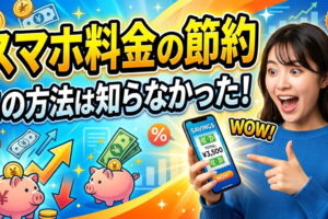 スマホ代・携帯料金を節約するコツ3選！この方法なら最も簡単に格安SIMに乗り換えられます。