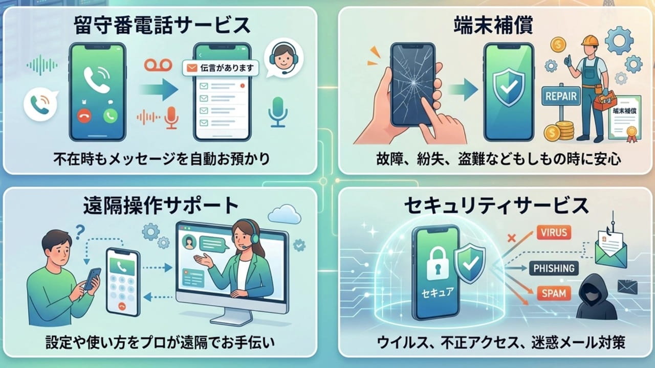 スマホ料金の節約のコツ:必要性を感じていない有料オプションは解約