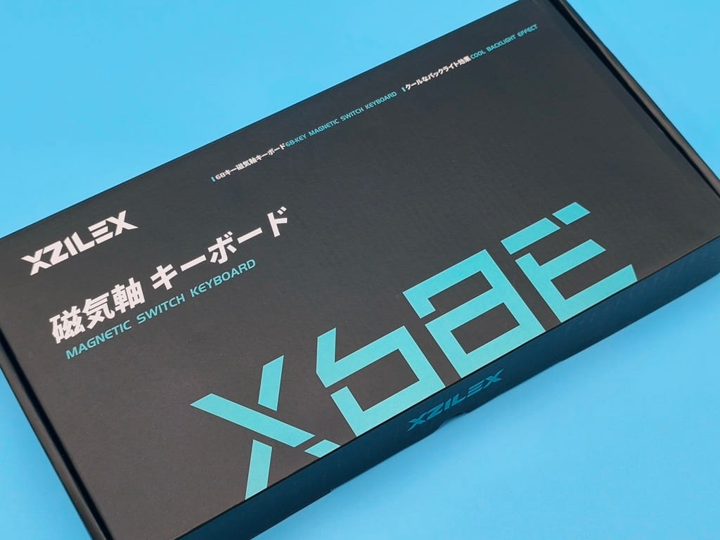 XZILEX X68E ゲーミングキーボード レビュー:化粧箱