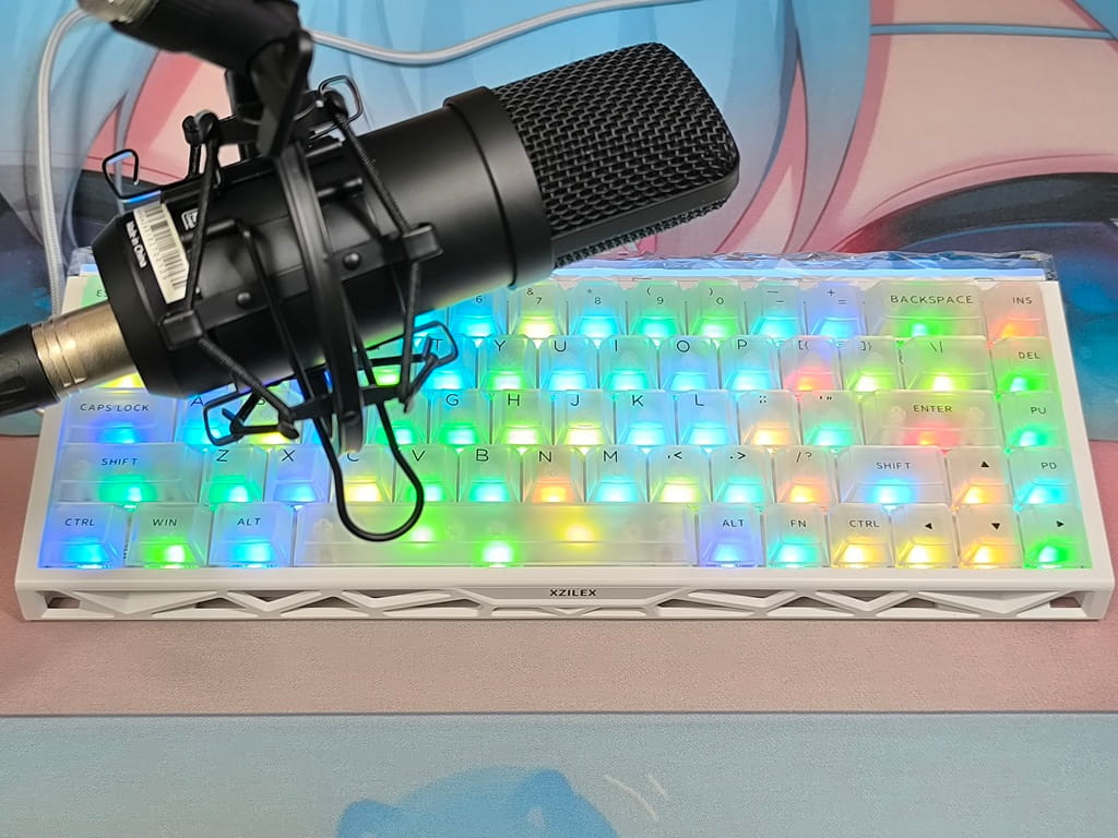 XZILEX X68E ゲーミングキーボード レビュー:実際の打鍵音