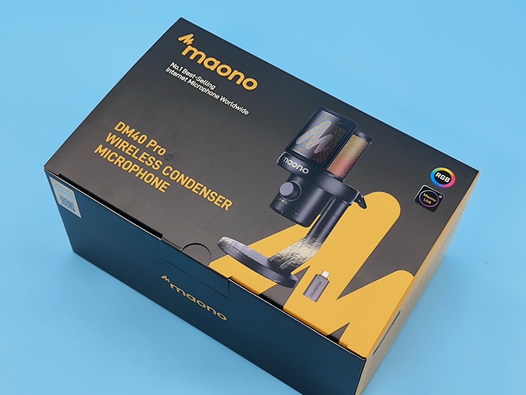 MAONO DM40-PRO ワイヤレスゲーミングマイク:化粧箱