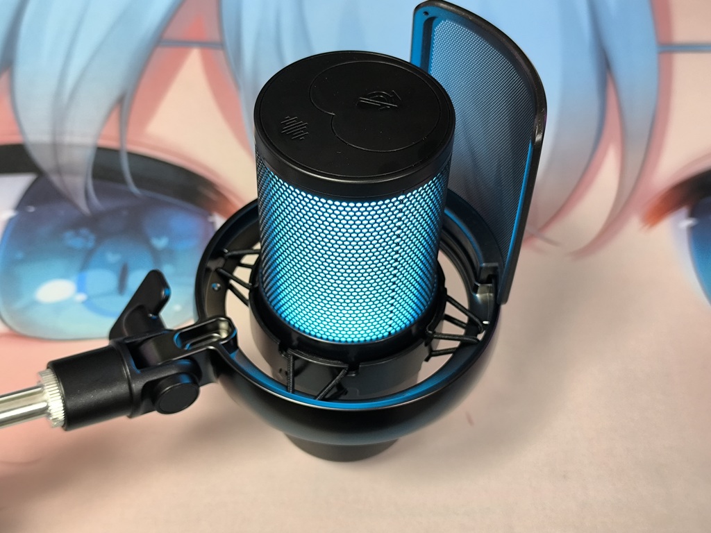 MAONO DM40-PRO ワイヤレスゲーミングマイク:RGB機能で光の調整が可能