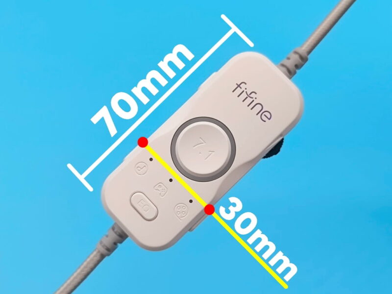 FIFINE H19 開放型ゲーミングヘッドセット：インラインコントローラー！